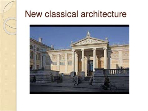 Neoclassical Architecture Characteristics