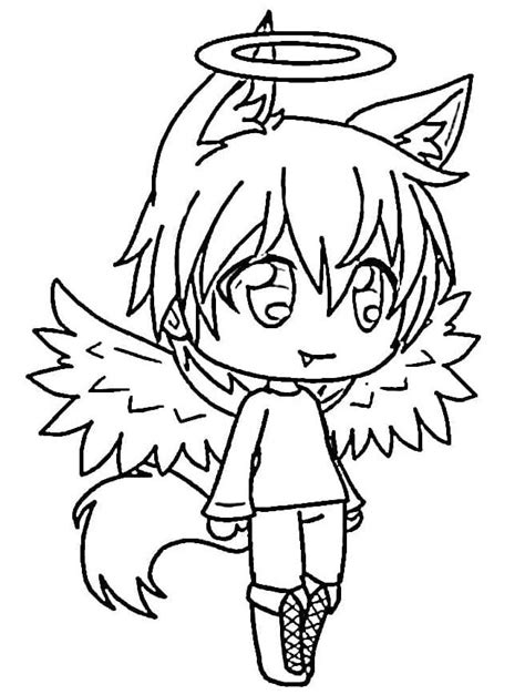 Gacha life é um jogo de anime para crianças. Desenhos De Gacha Life Para Colorir Imprima De Graca ...