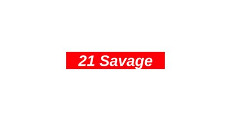 21 Savage Red Box Logo 21 Savage Baseball T Shirt Teepublic