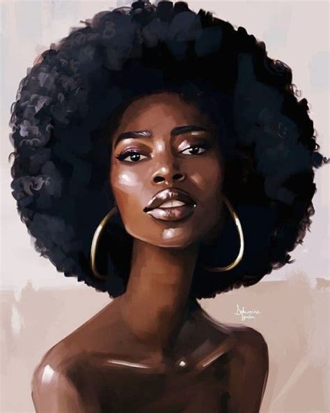 Thoughts And Musings Black Art Painting Afro Art Black Women Art