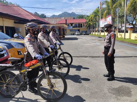 Patroli Bersepeda Sat Sabhara Polres Tana Toraja Aktif Humanis