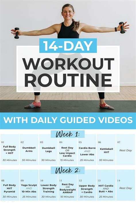 Free 14 Day Workout Plan Pdf Nourish Move Love Postpartum Workout