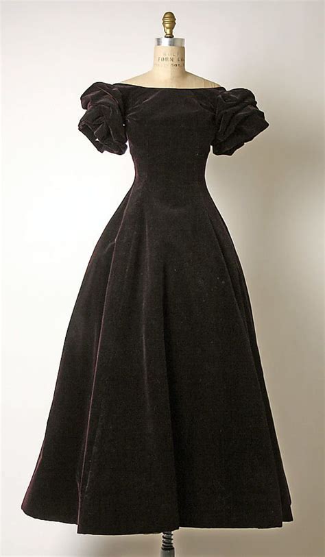 1957 Christian Dior Evening Dress Metropolitan Museum Of Art Ny See