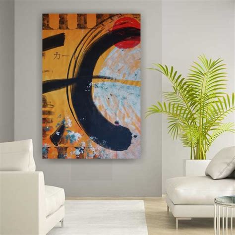 Japanese Style Large Abstract Painting A067 Contemporary Art Decorative