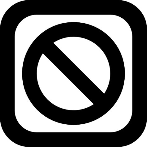 Icono Prohibido Gratis De Qvadrons Icons