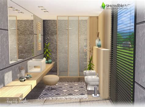 Keep Life Simple Bathroom By Simcredble Liquid Sims