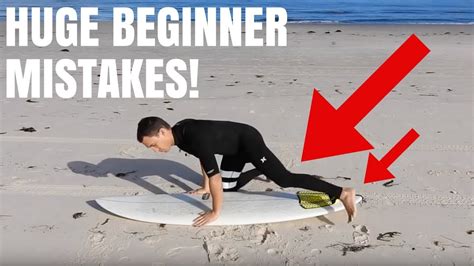 Beginner Surfers Fix Your Mistakes How To Surf Youtube