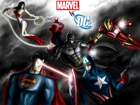 21 Marvel Vs Dc Heroes Wallpapers Wallpapersafari