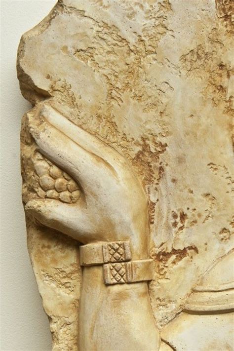 The Art Replica Of An Assyrian Eagle Headed God Nisroch Bas Relief