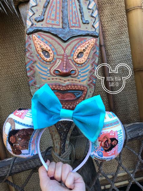 Moana And Maui Mickey Ears Mickey Ears Disney Ears Disney Headbands
