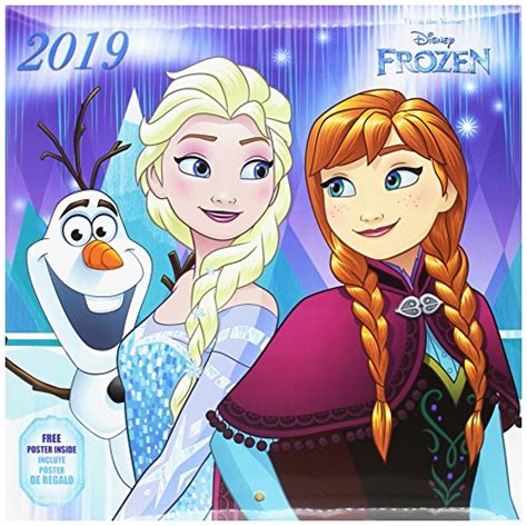 Grupo Erik Editores Cp19027 Calendar 2019 Disney Frozen 30 X 30 Cm