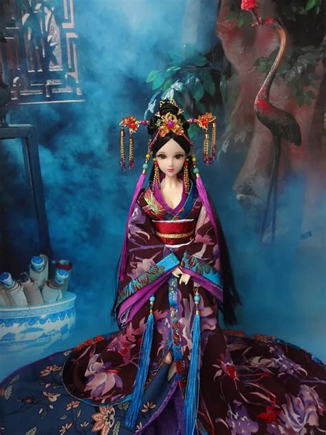 32cm Collectible Chinese Princess Dolls Vintage Han Dynasty Girl Dolls With Flexible 12 Joints