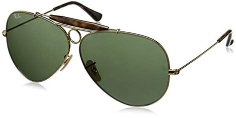 Lyst Ray Ban Shooter 3138 Aviator Sunglasses In Metallic For Men Save 9