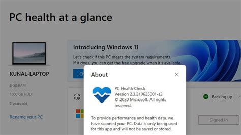 Microsoft Free Pc Health Check Download Eisno