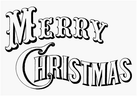 Merry Christmas And Happy New Year Clip Art Black And Free Black And