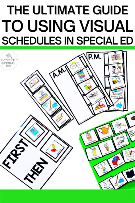 All About Visual Schedules Simply Special Ed Special Education