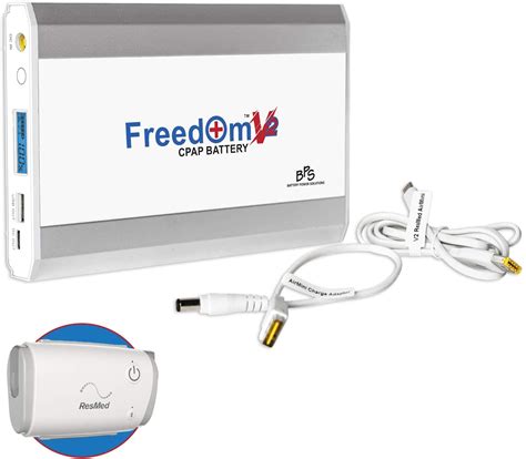 Freedom V2 Cpap Battery Kit Single Backup Power Supply Compatible