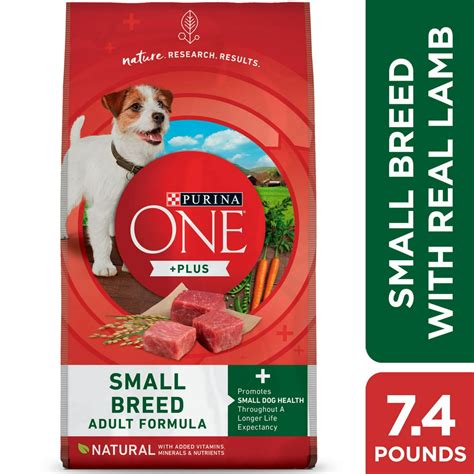Purina One Natural Small Breed Dry Dog Food Plus Lamb And Rice Formula