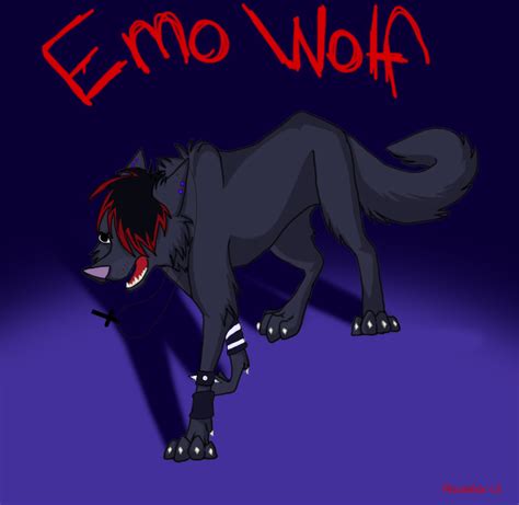 Random Emo Wolf By Piscesfox On Deviantart