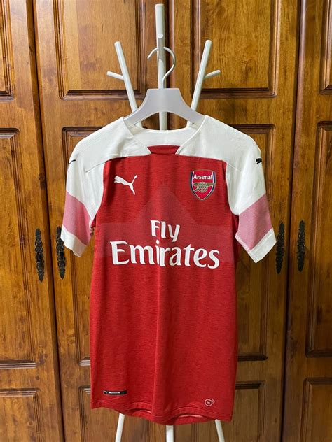 Arsenal 201819 Home Jersey Authentic Evoknit Mens Fashion