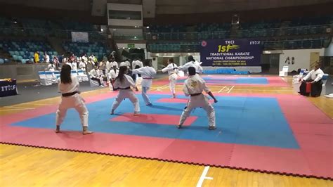 Part 1 First National Karate Championships In India Tkci Tredional Karate Council In India