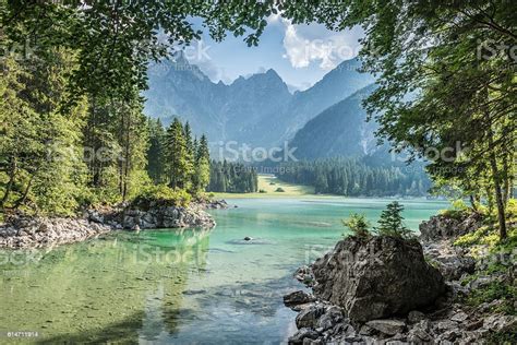 Lake Fusine Julian Alps Stock Photo Download Image Now Agricultural