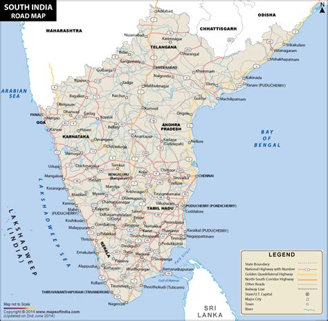 Isotherm map of tamil nadu. South India Road Map | South india, India map, Kerala tourism