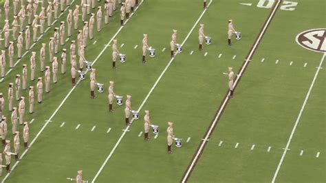 Fightin Texas Aggie Band Halftime Drill Nicholls State Game Sept Youtube