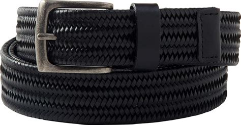 Kingsize Mens Big And Tall Stretch Leather Braided Belt At Amazon Mens