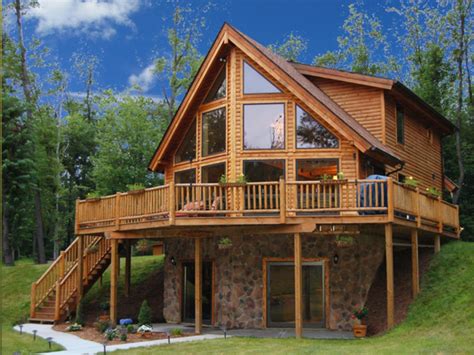 While most homes built from lakefront house plans have a view to the rear, this is not always the case with our homes. Log Cabin Lake House Plans Log Cabin Lake House Plans ...