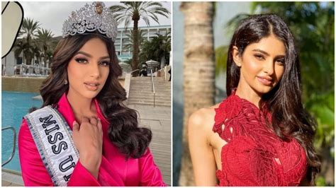 Miss India World 2020 Manasa Varanasi Congratulates Miss Universe 2021 Harnaaz Sandhu See Post