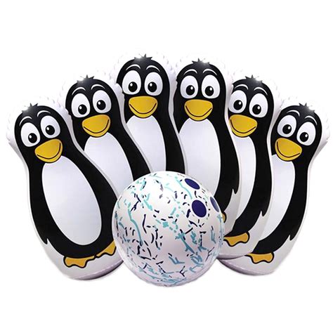 Penguin Pinfest Inflatable Bowling The Prank Store
