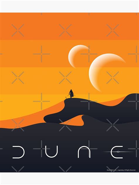 Dune 2021 Arrakis Poster Sticker For Sale By Blackdogshop Redbubble