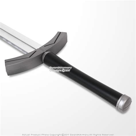 425 Medieval Foam Fantasy Sword With Metallic Chrome Finish Blade Ebay