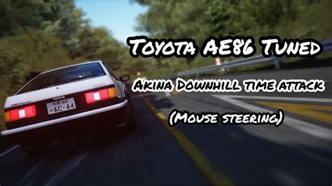 Assetto Corsa Akina Downhill TA AE86 Tuned Mouse Steering YouTube