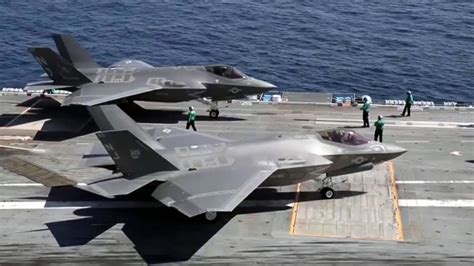 Video F 35c Testing On Board Uss Abraham Lincoln Military Aviation