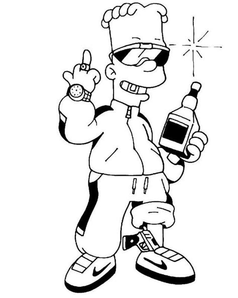 The Simpsons Character Holding A Cell Phone In His Hand And Pointing To It With One Finger