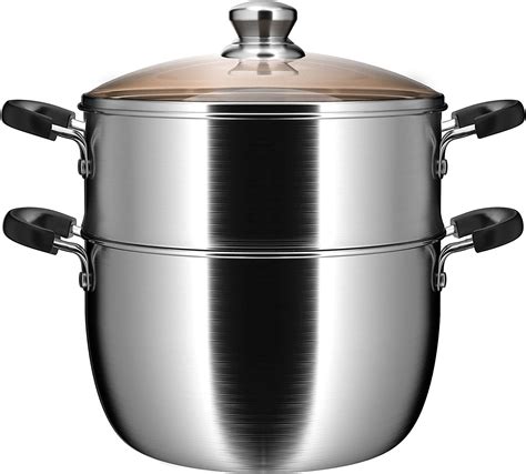 Buy Vention Double Layers Steamer Pot For Cooking Stainless Steel