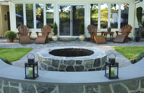 So Classically Beautiful The Curve Of This Stone Fire Pit Is Mirrored