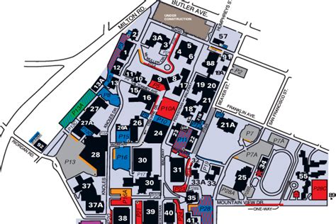 Northern Arizona University Campus Map