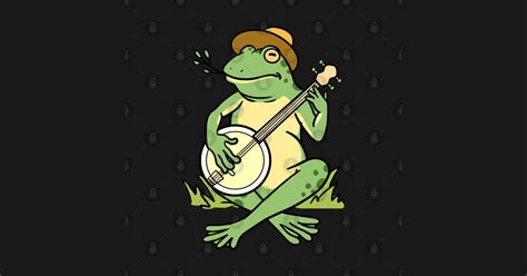 Frog Playing Banjo For Banjo Player Frog Playing Banjo Sticker