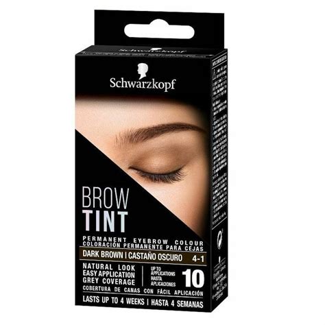 Schwarzkopf Brow Tint Professional Formula Eyebrow Tinting Kit Make