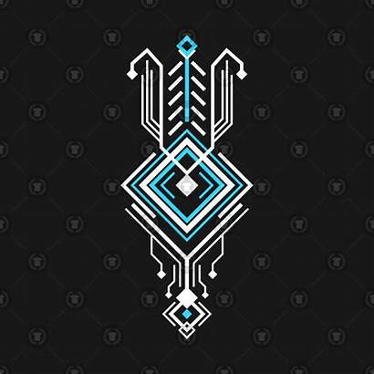Sci Futuristic Fi Tattoo Tribal Geometric Symbol