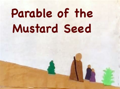 Preschool Chapel Parable Of The Mustard Seed The Episcopal Church