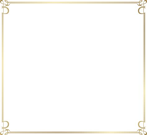 Download Thin Gold Border Full Size Png Image Pngkit