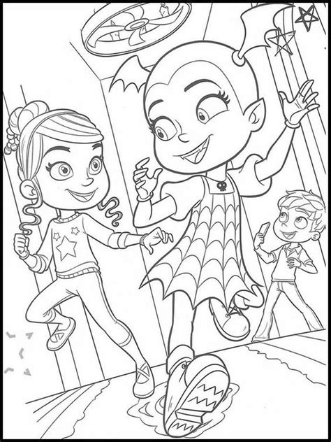 Printable nesting dolls ~ create your own russian dolls, also knows 12. Get This Vampirina Coloring Pages Vampirina and Friends ...