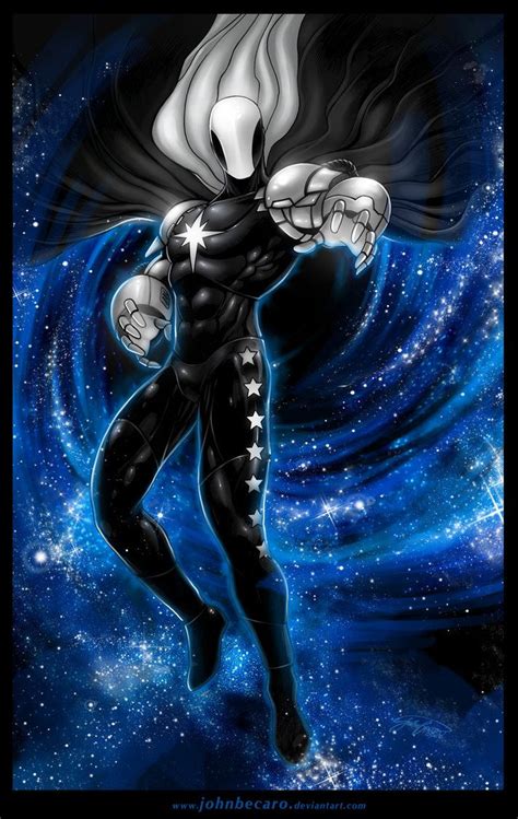 Commission Black Luminous Superhero Design Superhero Concept