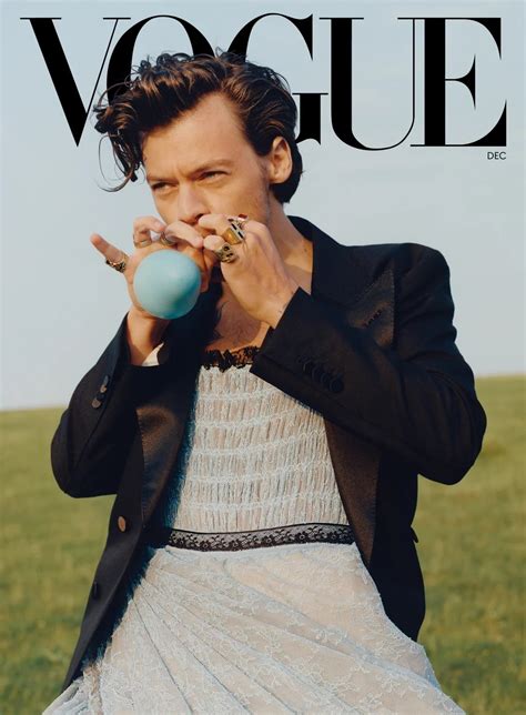 Harry Styles Faz História Ao Estrelar Capa Da Vogue Americana Vogue