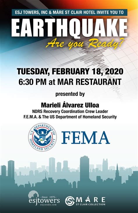 Fema Earthquake Presentation Esj Towers Home Owners Association