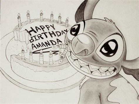 Best Birthday Wishes From Stitch By Dannynicholas On Deviantart
